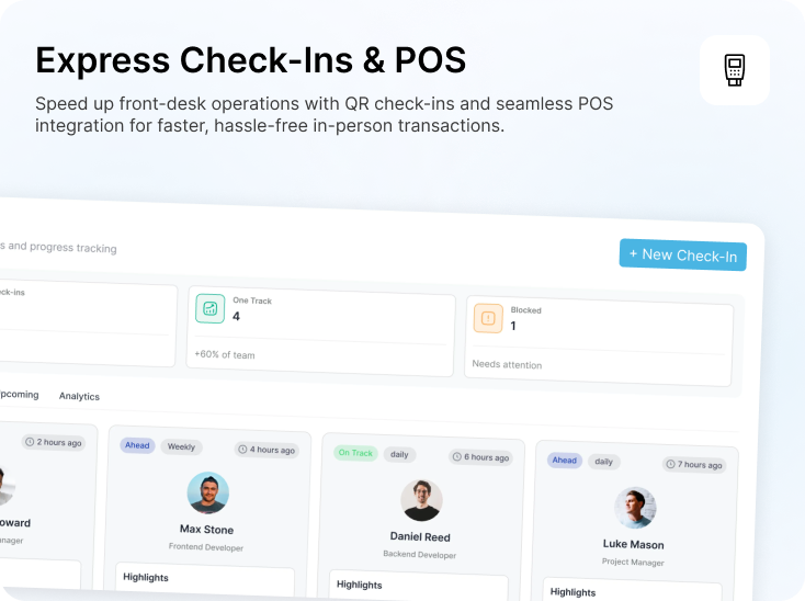 Express Check-Ins & POS